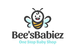 do baby shop, creative school, child care, day care and kids logo