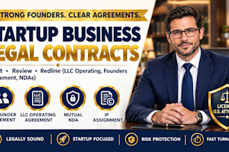 draft an llc operating agreement and startup business contracts