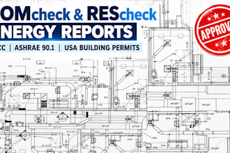 do USA comcheck rescheck iecc ashrae energy code compliance city permit report