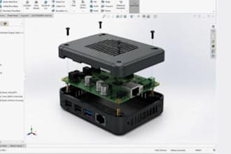 design custom pcb enclosures iot housings and electronics cases in solidworks