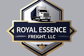 design a professional trucking,  logistics and transportation