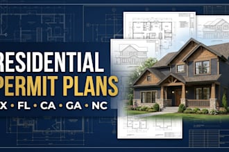 prepare residential construction drawings for building permits