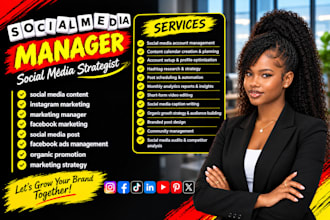 social media manager social media marketing manager social media manager