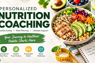 create a personalized nutrition plan and healthy eating coaching