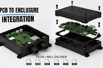 design waterproof ip65 pcb enclosure cad in solidworks for iot