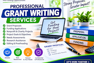 professional grant writing, grant proposals and funding