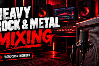 mix and master rock metal and alternative music