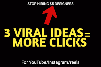 create 3 viral youtube thumbnail ideas to boost ctr