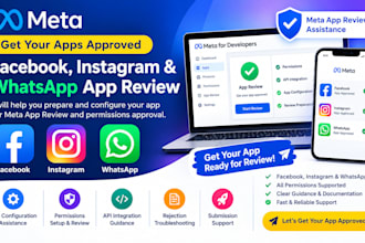 help you for approval facebook, instagram, whatsapp apps
