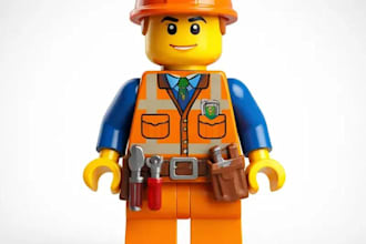 do design custom 3d lego moc models minifigures and brick builds