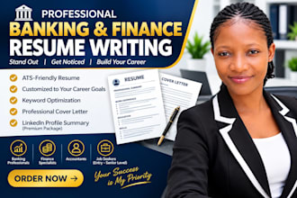 write a professional banking and finance resume for your career