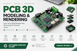 pcb design cad modeling 3d print design pcb enclosure
