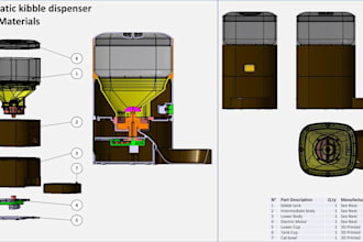 design pet product cad solidworks fusion 360 prototype manufacturing 3d modeling