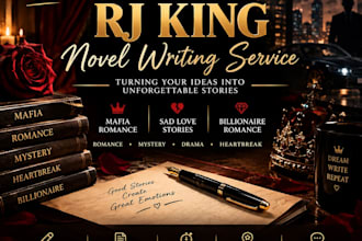 write mafia romance, sad love, and emotional novels