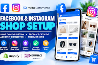 setup facebook and instagram shop, fix catalog pixel manager