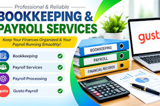 do bookkeeping,payroll services, payroll processing and gusto payroll accurately