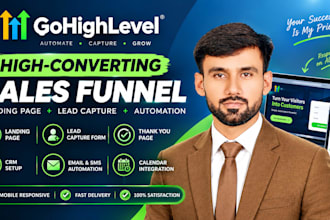 build gohighlevel ghl funnels, workflows, and CRM automation