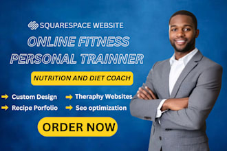 squarespace nutrition coach website