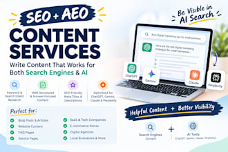 create aeo content for chatgpt, gemini and perplexity