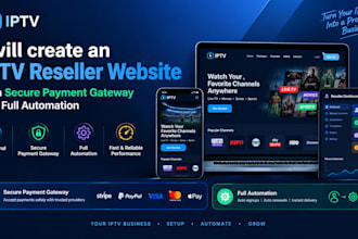 build an iptv website with payment method redirection
