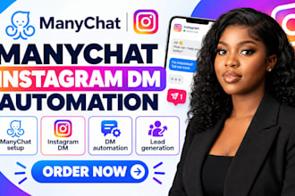 setup manychat dm automation lead capture comment reply funnel setup flows