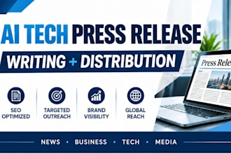 do ai tech press release writing pr distribution submit press release