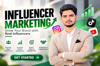 do influencer marketing, outreach, micro influencer research and lead generation
