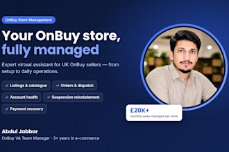 be your onbuy virtual assistant