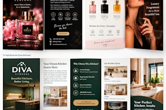 design a sales focused marketing and promotional brochure for your business