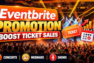 do event promotion, ticket sales website promotion, webinar marketing eventbrite