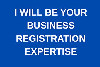 help with llc formation, company registration and business setup