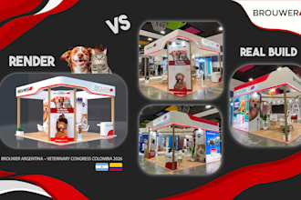 design 3d exhibition stands, trade show booths