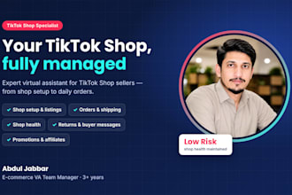 be your tiktok shop virtual assistant