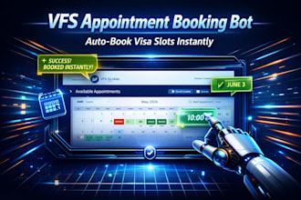 code booking bot,vfs appointment bot, appointment bot,vfs bot, telegram bot
