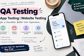 do QA testing user testing ios android app testing usability testing app review