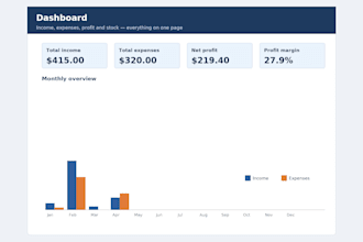 business tracker in excel