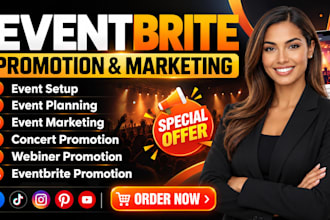 eventbrite website promotion, event promotion ticket sales, webinar marketing