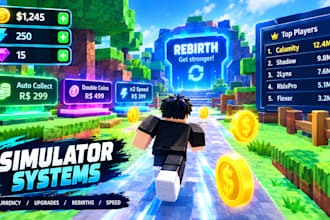 create custom roblox scripts and gameplay systems in luau