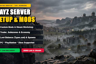 setup, configure and install mods for your dayz server