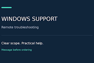 troubleshoot windows PC errors and slow performance remotely