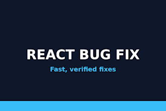 fix react bugs, crashes and broken components quickly