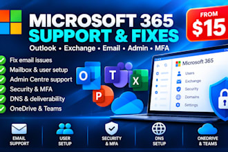 fix microsoft 365, outlook and email issues fast