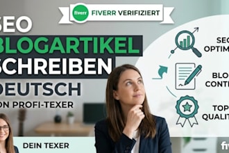 ich werde SEO blogartikel auf deutsch schreiben