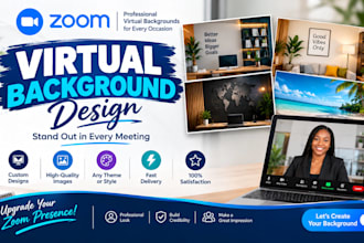 design professional 3d zoom virtual backgrounds zoom twitch