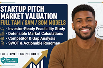 do startup market research tam sam som market sizing pitch deck validation