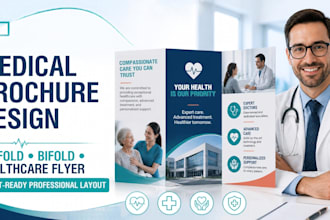 design medical and healthcare brochures trifolds bifold and flyers