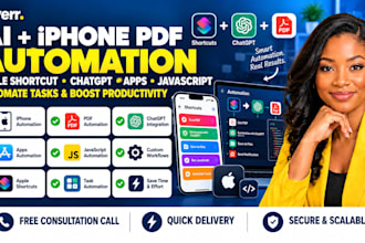 ai iphone pdf automation apple shortcut chatgpt apps javascript automate tasks