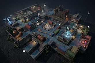 create 3d fps map multiplayer deathmatch map military game environment ue5 level