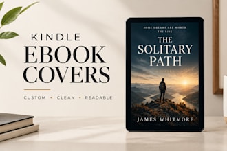 design a professional kindle ebook cover for your book
