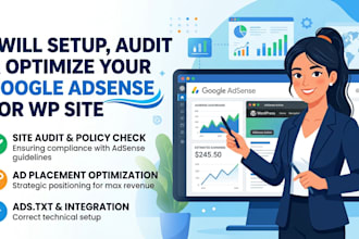 audit, set up, and optimize google adsense on your wordpress site